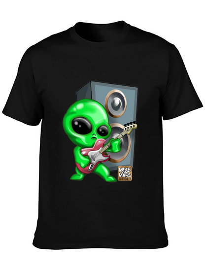 Alien Guitarist Graphic T-Shirt