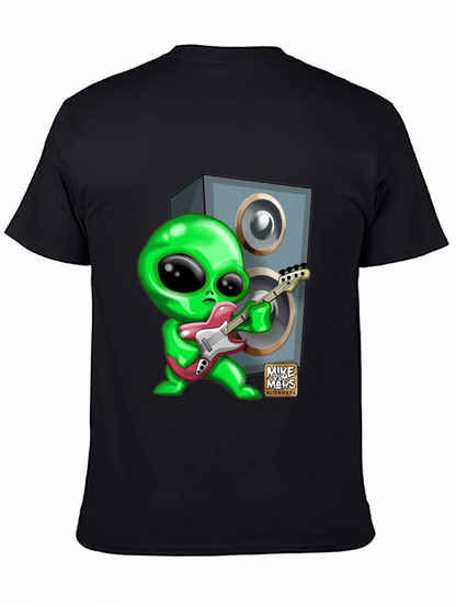 Alien Guitarist Graphic T-Shirt