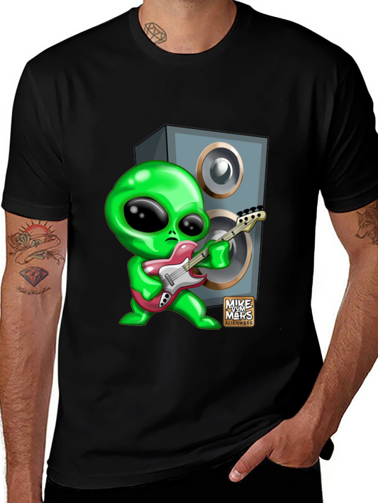 Alien Guitarist Graphic T-Shirt