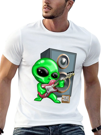 Alien Guitarist Graphic T-Shirt