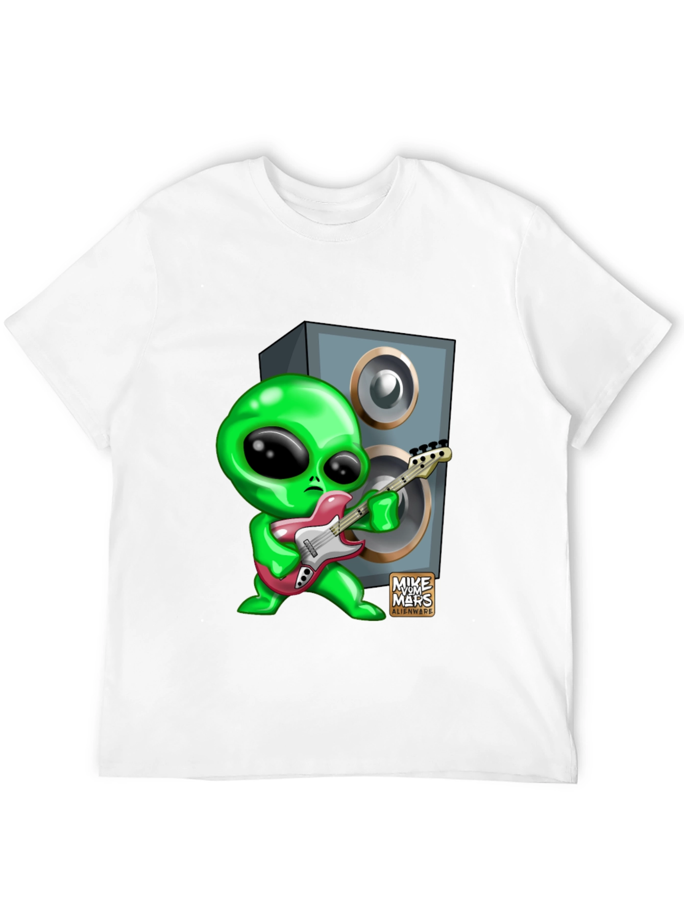 Alien Guitarist Graphic T-Shirt