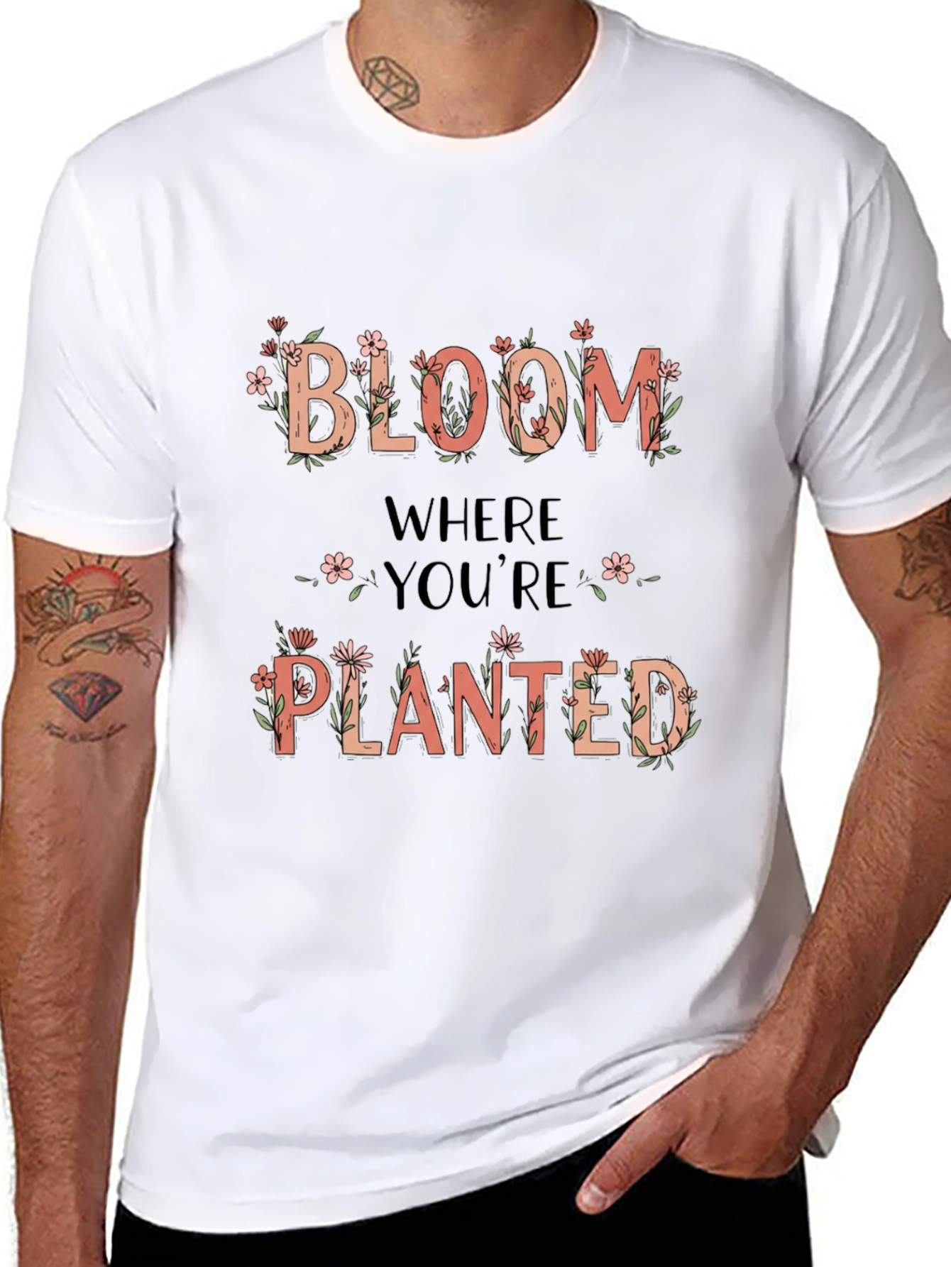 Bloom Where Youre Planted Graphic Tee