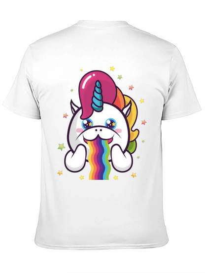 Unicorn Rainbow Puke Graphic Tee