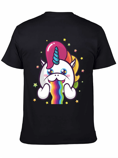 Unicorn Rainbow Puke Graphic Tee