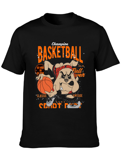 Basketball Champion Black Graphic Tee