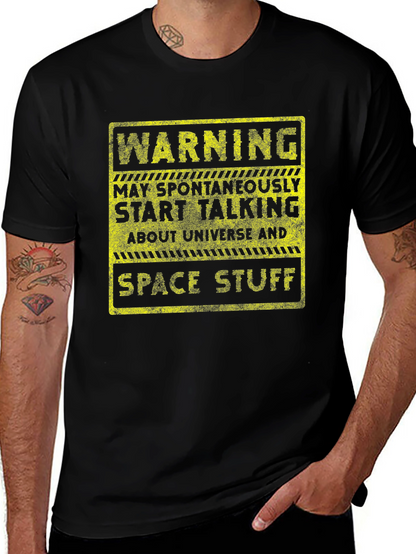 Warning Universe Space Stuff Graphic T-Shirt