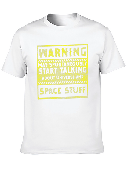 Warning Universe Space Stuff Graphic T-Shirt