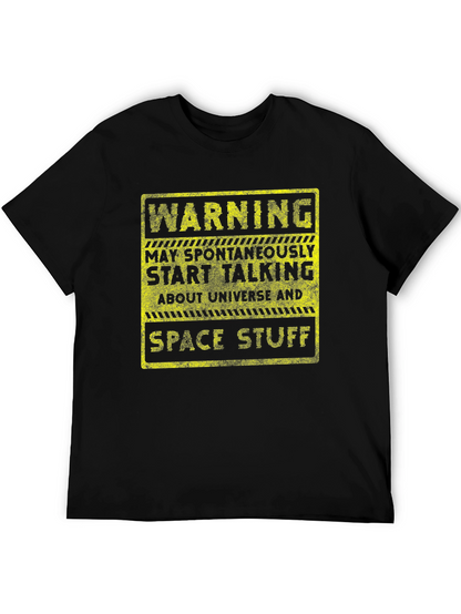 Warning Universe Space Stuff Graphic T-Shirt
