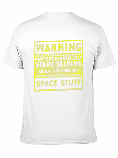 Warning Universe Space Stuff Graphic T-Shirt