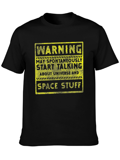 Warning Universe Space Stuff Graphic T-Shirt