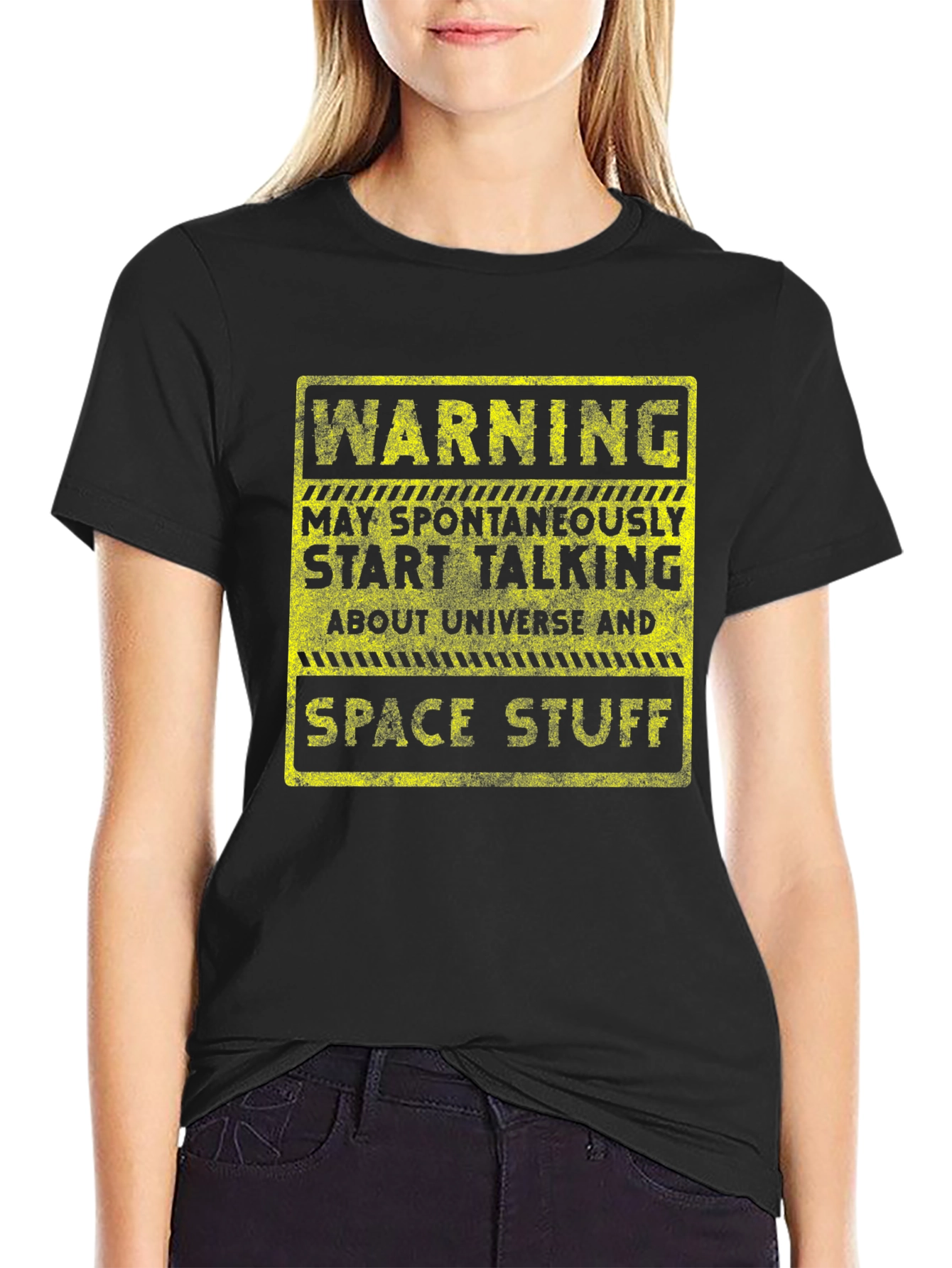 Warning Universe Space Stuff Graphic T-Shirt