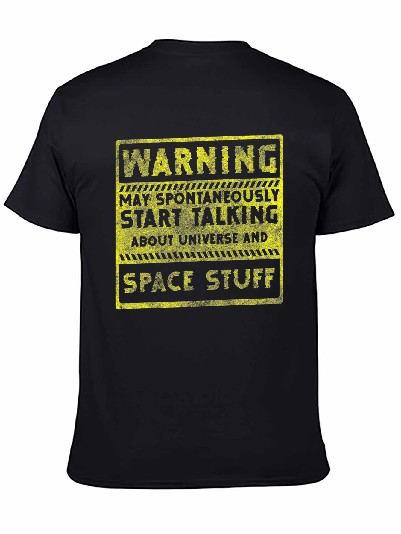 Warning Universe Space Stuff Graphic T-Shirt