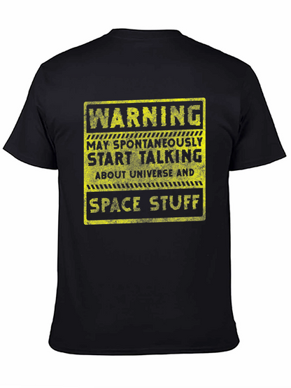 Warning Universe Space Stuff Graphic T-Shirt