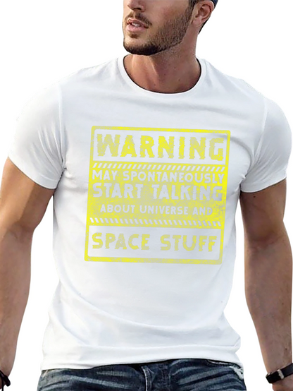 Warning Universe Space Stuff Graphic T-Shirt