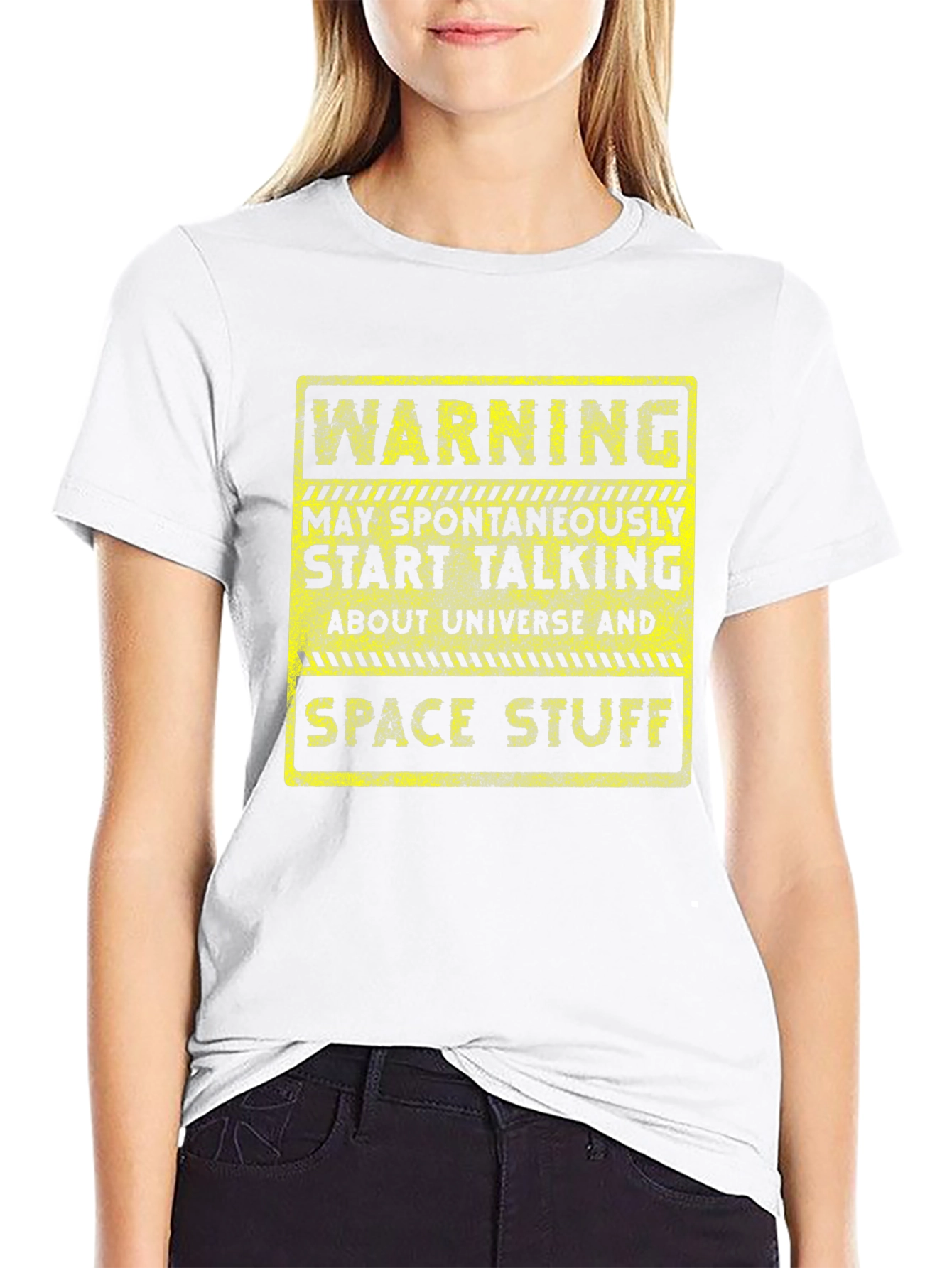 Warning Universe Space Stuff Graphic T-Shirt