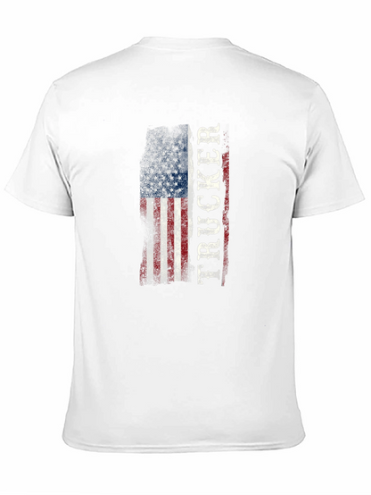 Trucker USA Flag Graphic T-Shirt