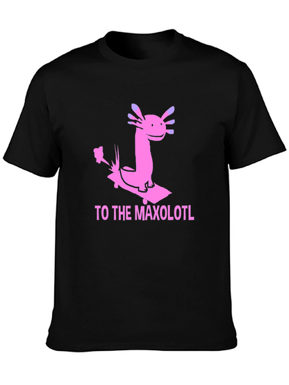 Axolotl Skateboard T-Shirt - Maxolotl Ride Tee