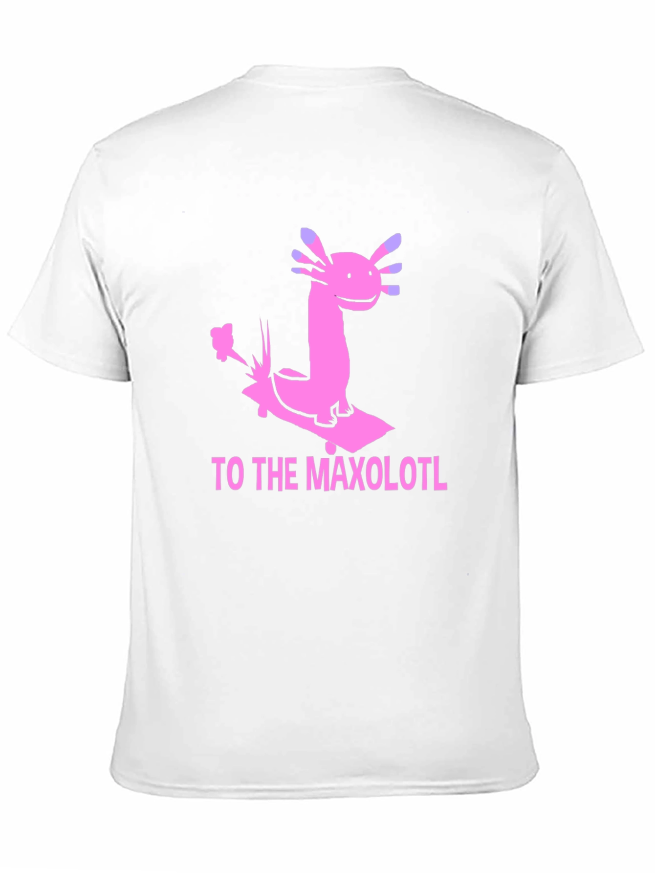 Axolotl Skateboard T-Shirt - Maxolotl Ride Tee