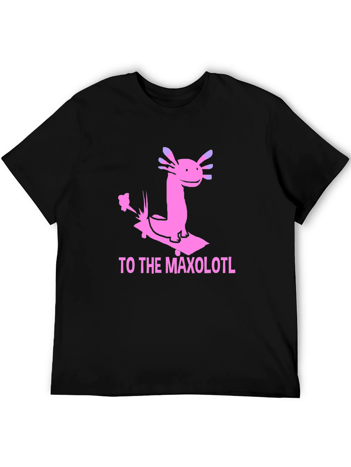 Axolotl Skateboard T-Shirt - Maxolotl Ride Tee