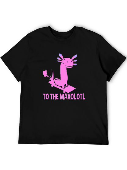 Axolotl Skateboard T-Shirt - Maxolotl Ride Tee