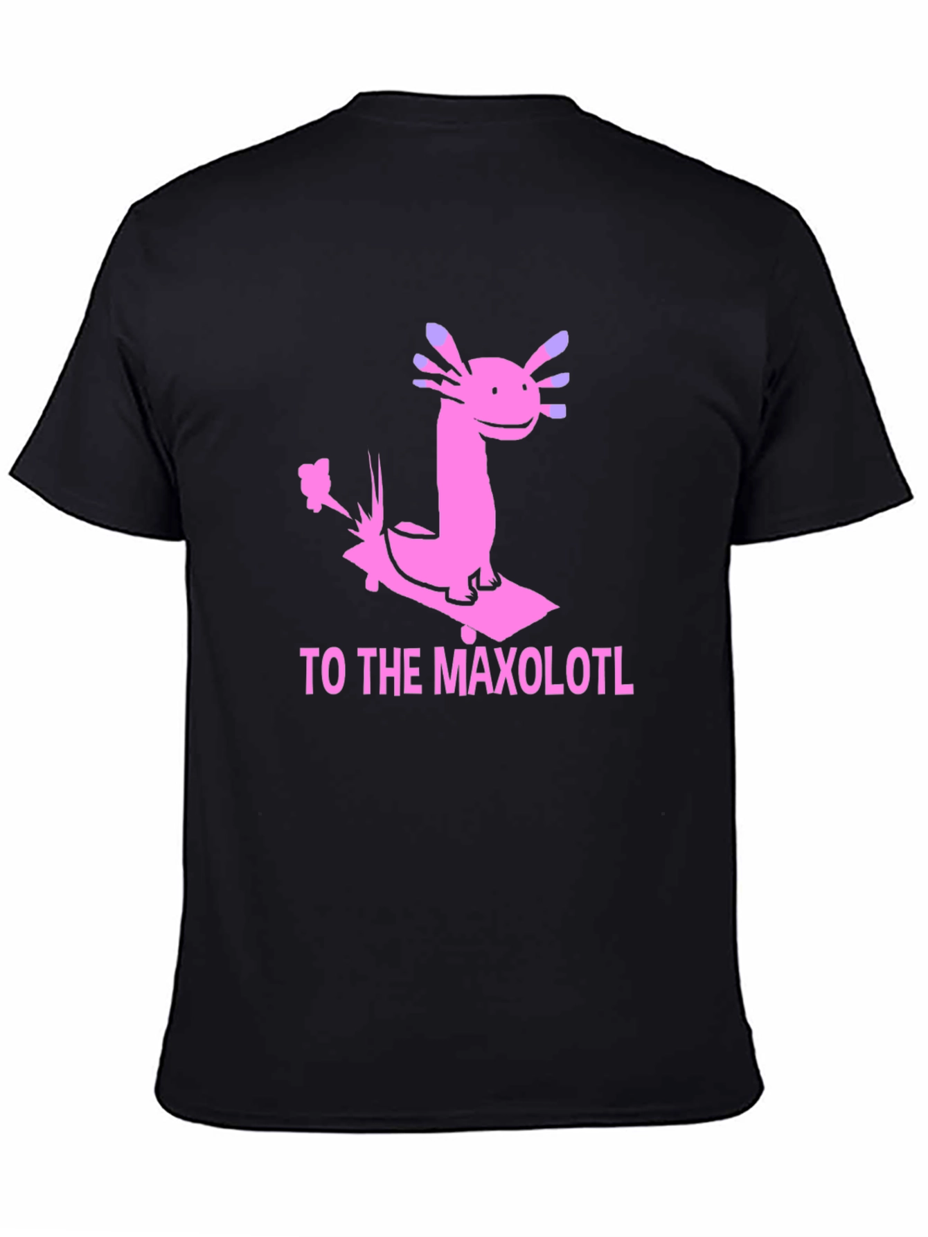 Axolotl Skateboard T-Shirt - Maxolotl Ride Tee