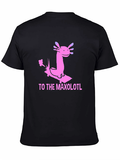 Axolotl Skateboard T-Shirt - Maxolotl Ride Tee
