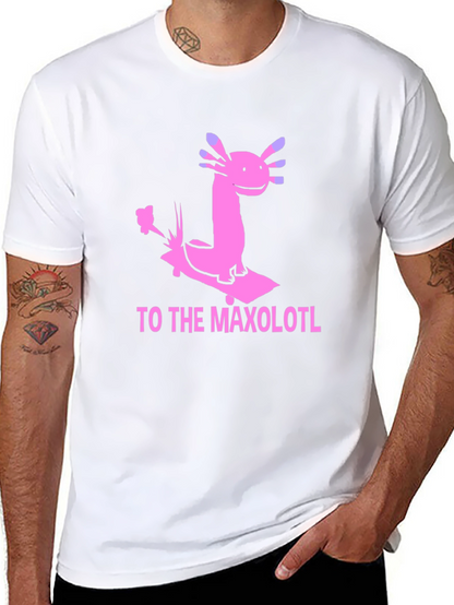 Axolotl Skateboard T-Shirt - Maxolotl Ride Tee
