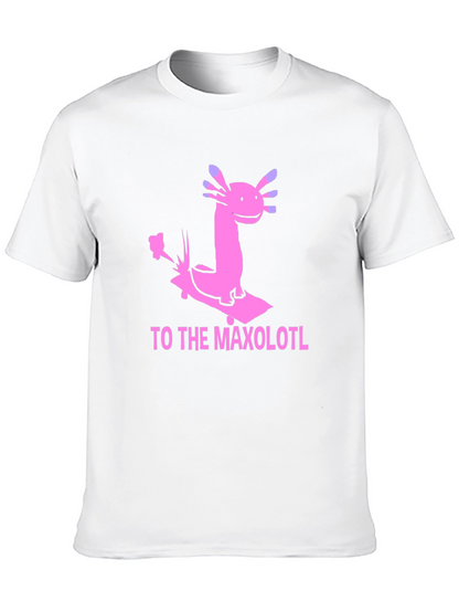 Axolotl Skateboard T-Shirt - Maxolotl Ride Tee