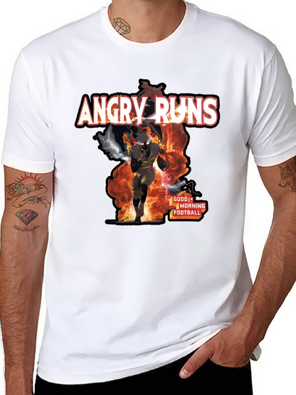 Angry Runs Football Graphic T-Shirt