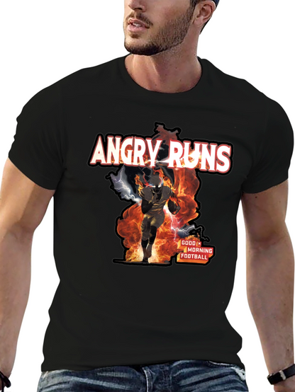 Angry Runs Football Graphic T-Shirt