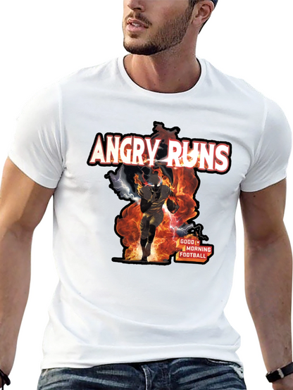 Angry Runs Football Graphic T-Shirt