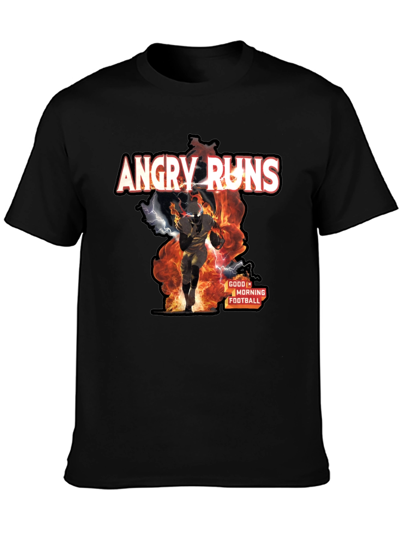Angry Runs Football Graphic T-Shirt