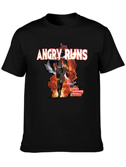 Angry Runs Football Graphic T-Shirt