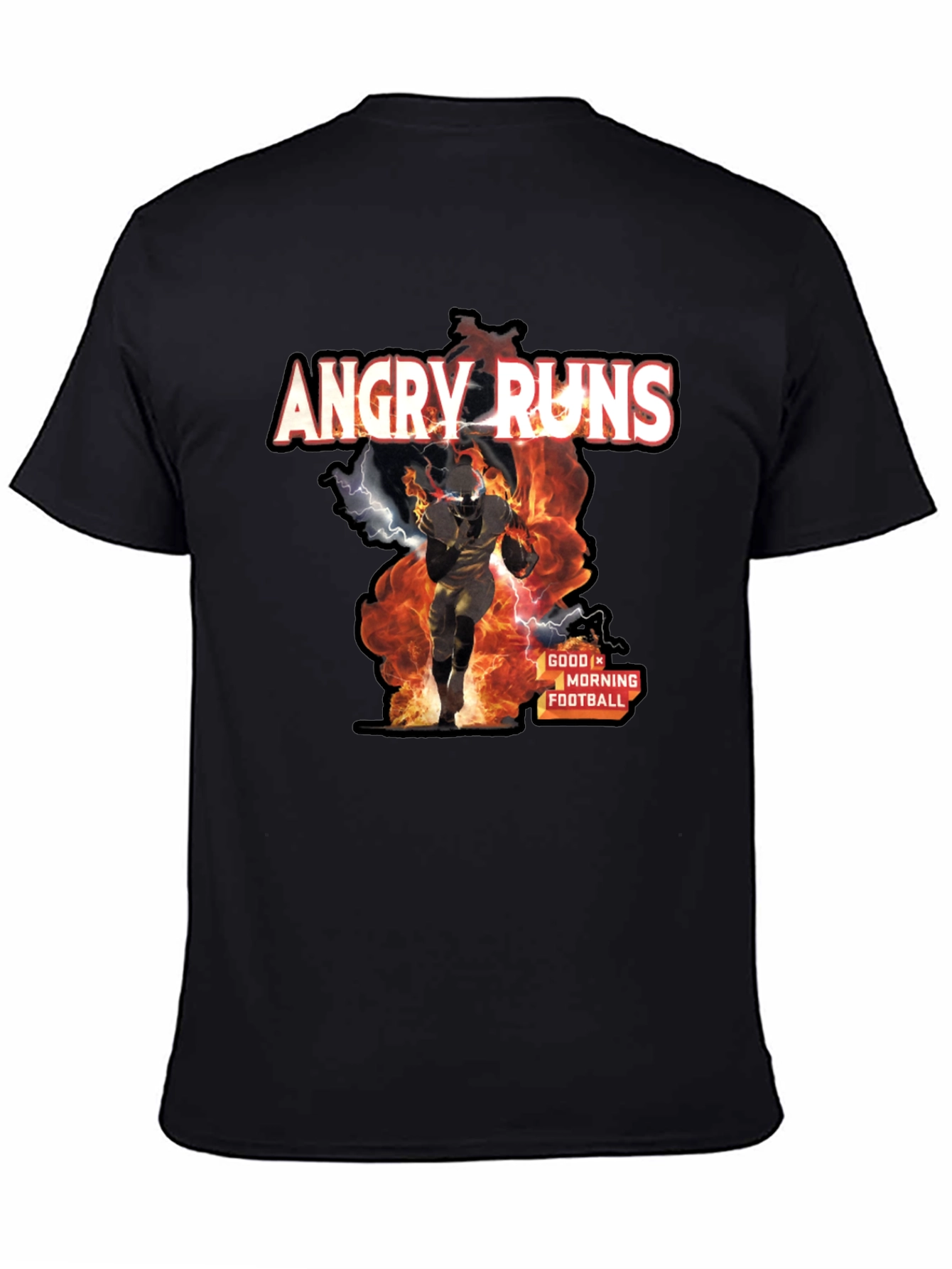 Angry Runs Football Graphic T-Shirt