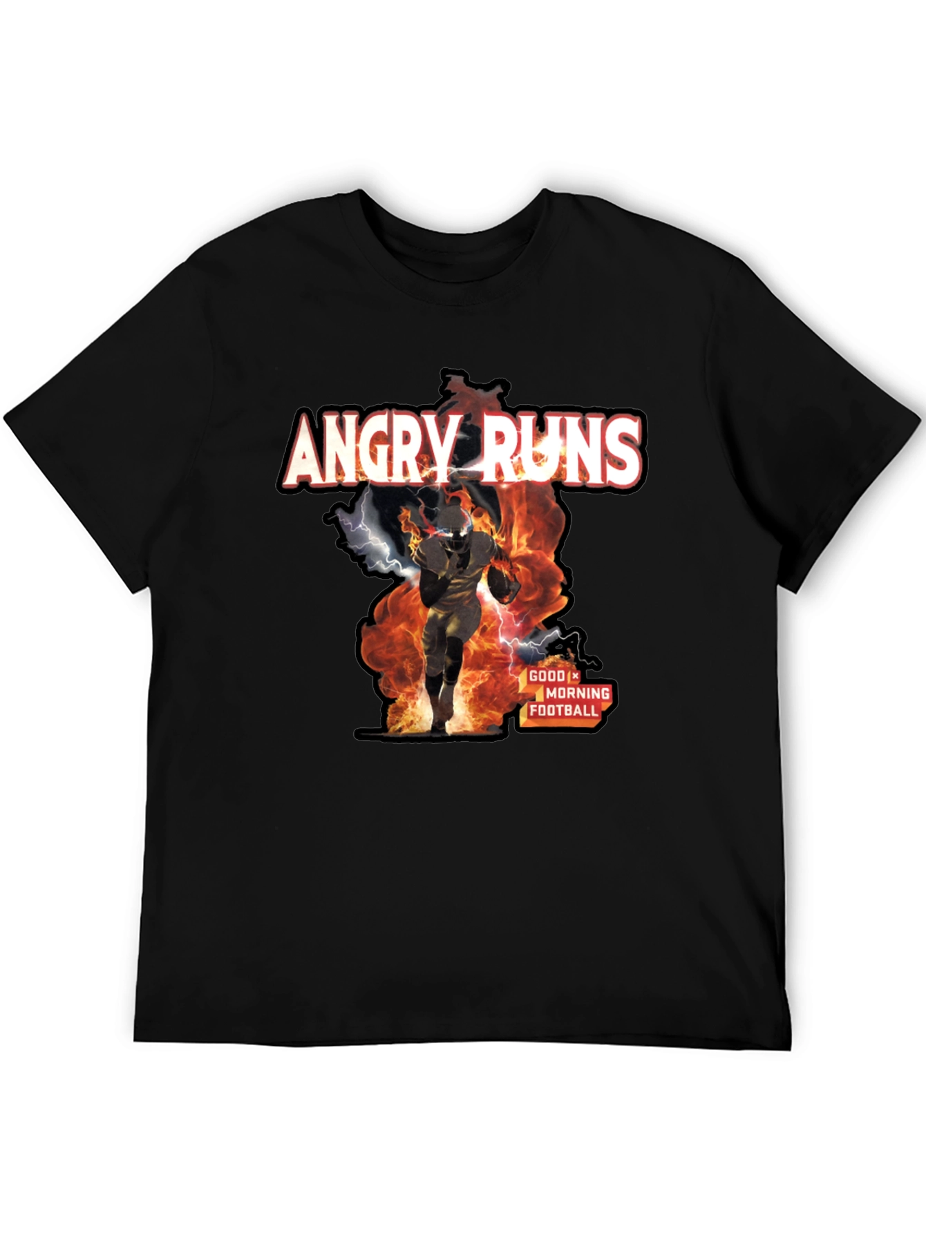 Angry Runs Football Graphic T-Shirt