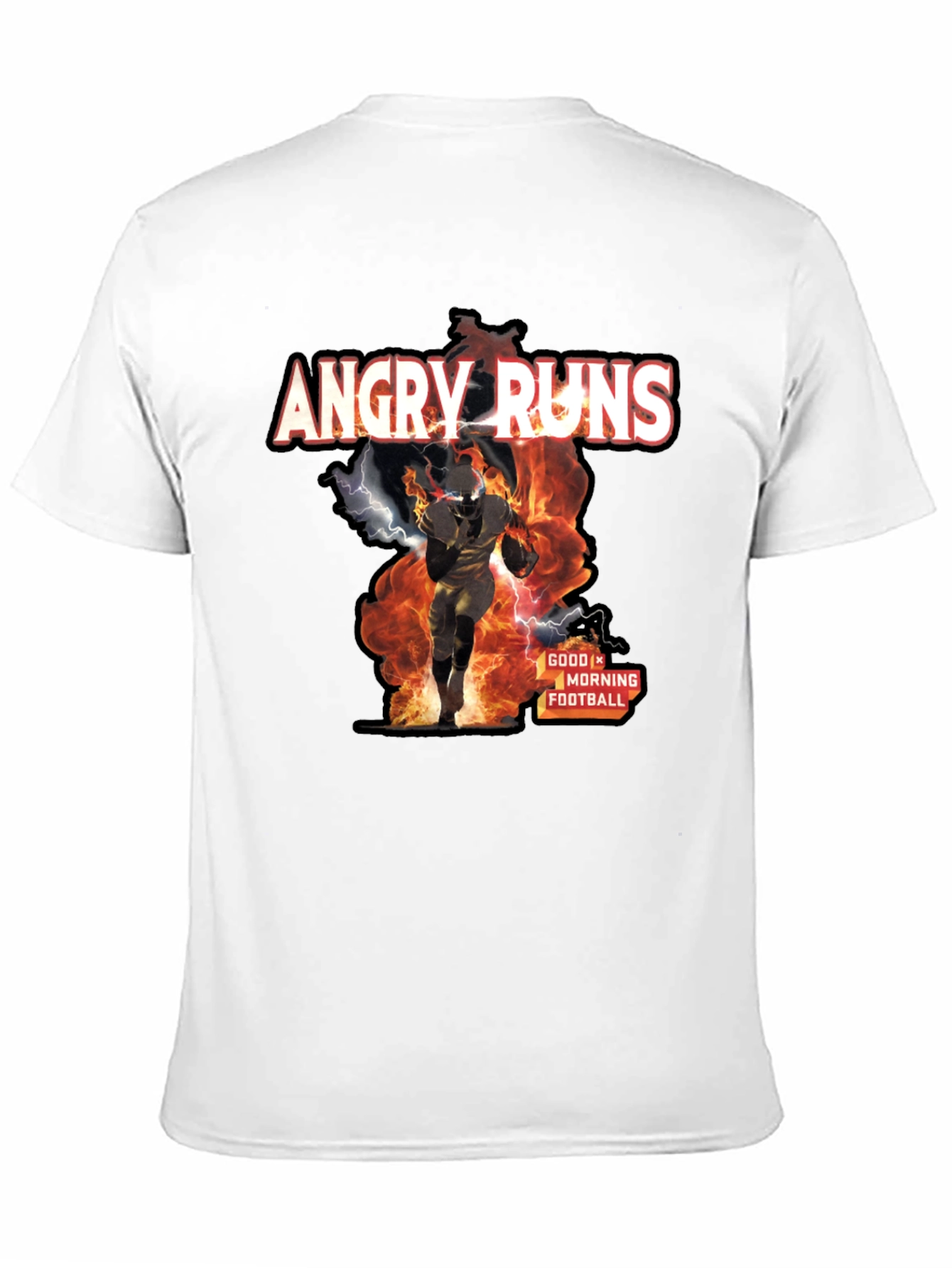 Angry Runs Football Graphic T-Shirt