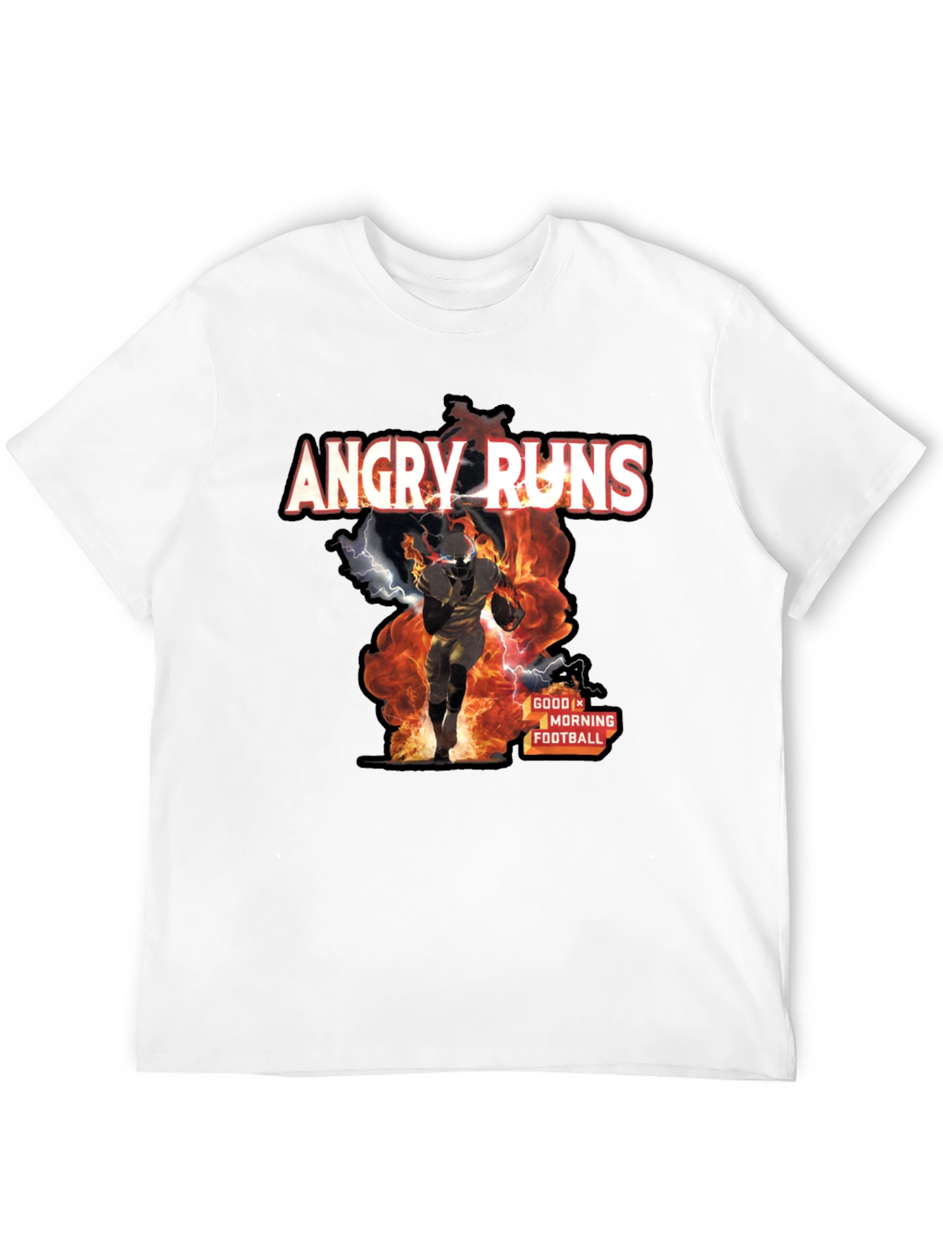 Angry Runs Football Graphic T-Shirt
