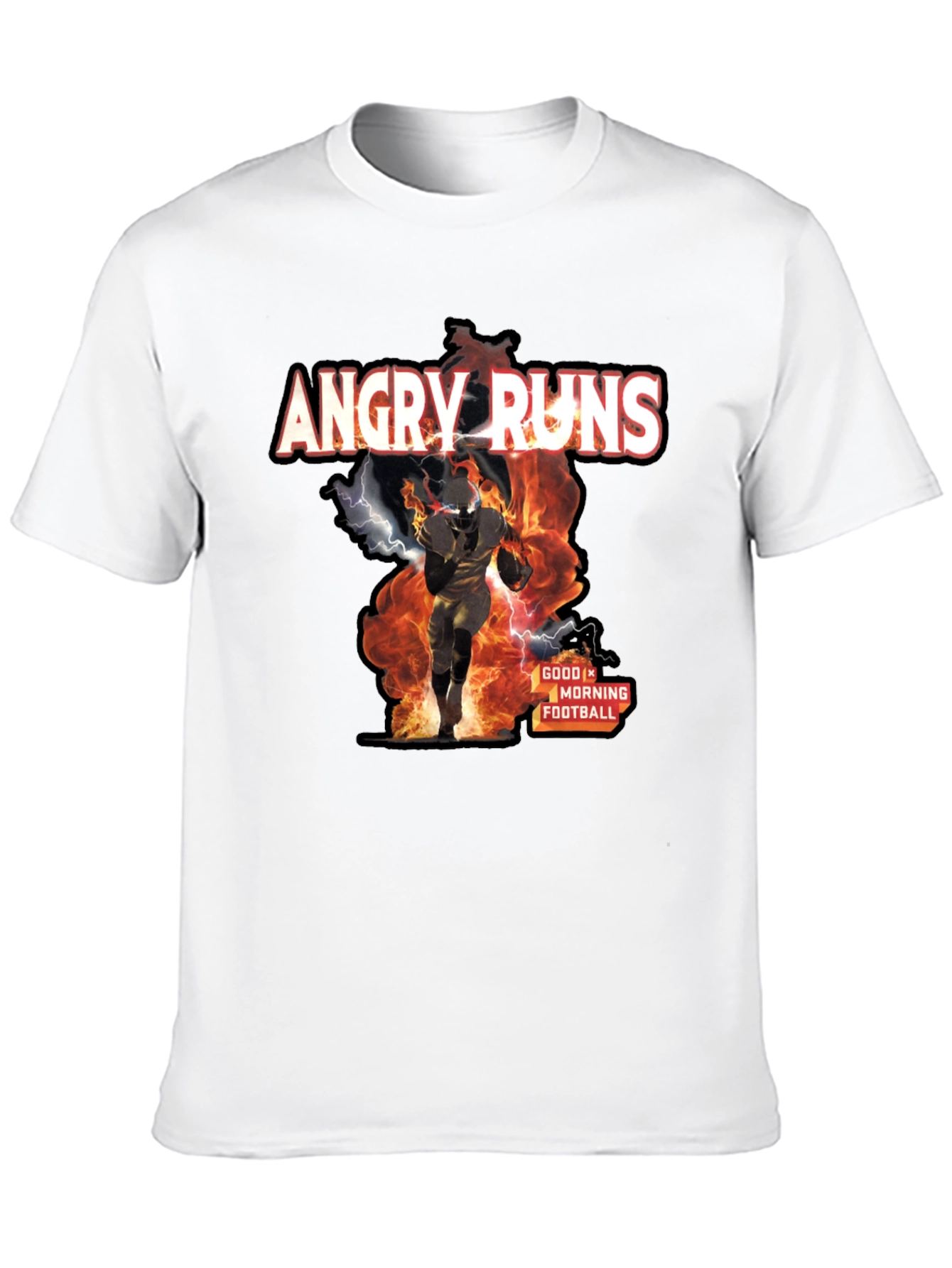 Angry Runs Football Graphic T-Shirt