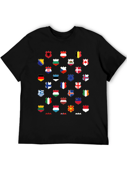 World Flags T-Shirt - Unique Graphic Tee