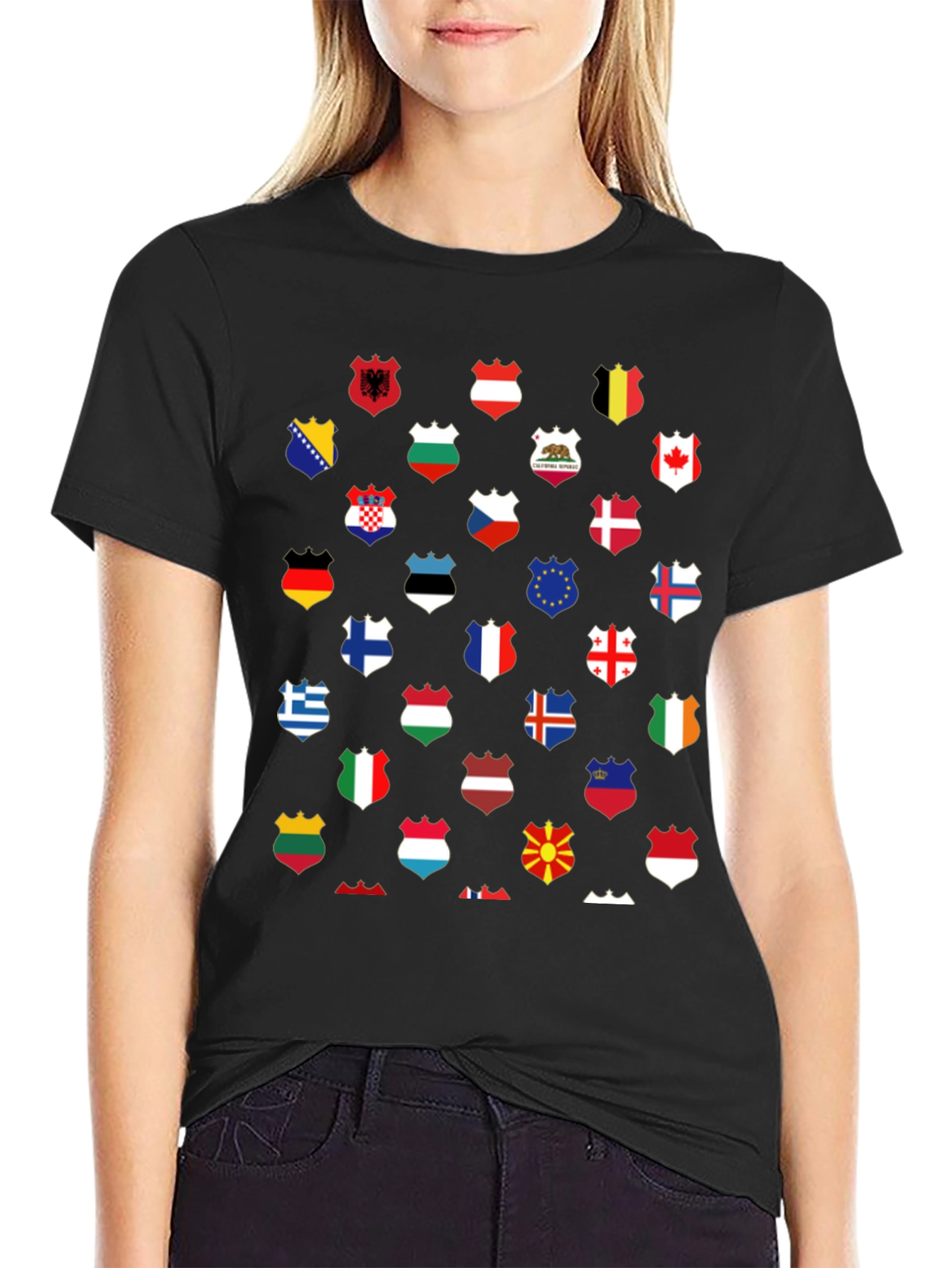 World Flags T-Shirt - Unique Graphic Tee