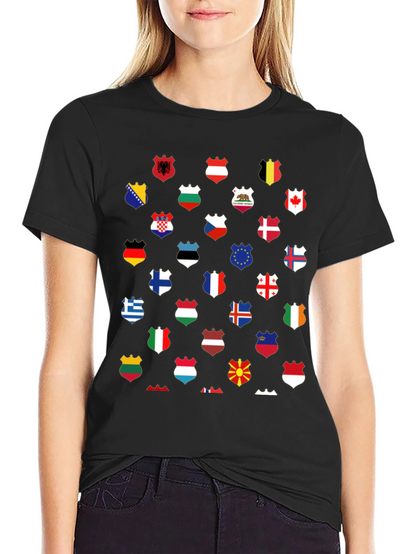 World Flags T-Shirt - Unique Graphic Tee