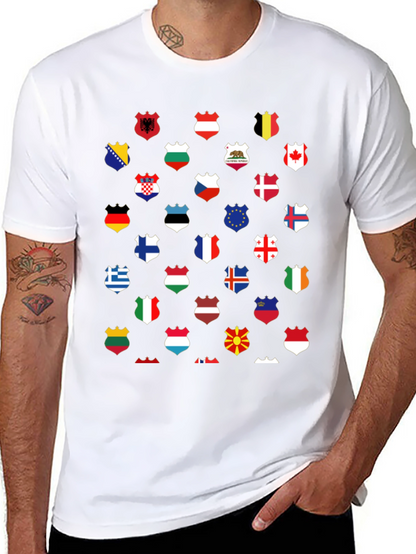 World Flags T-Shirt - Unique Graphic Tee