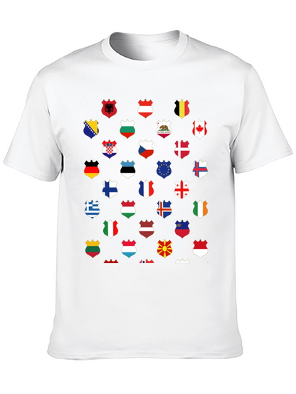 World Flags T-Shirt - Unique Graphic Tee