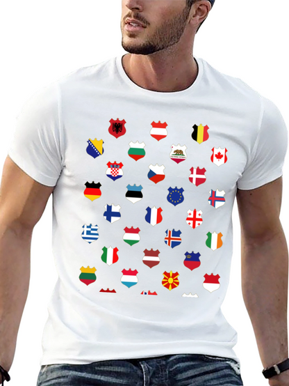 World Flags T-Shirt - Unique Graphic Tee
