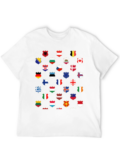 World Flags T-Shirt - Unique Graphic Tee