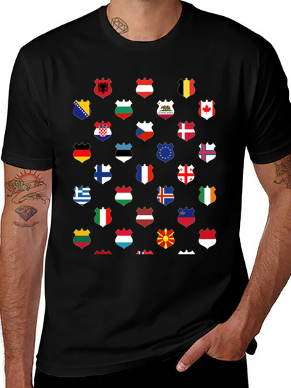 World Flags T-Shirt - Unique Graphic Tee
