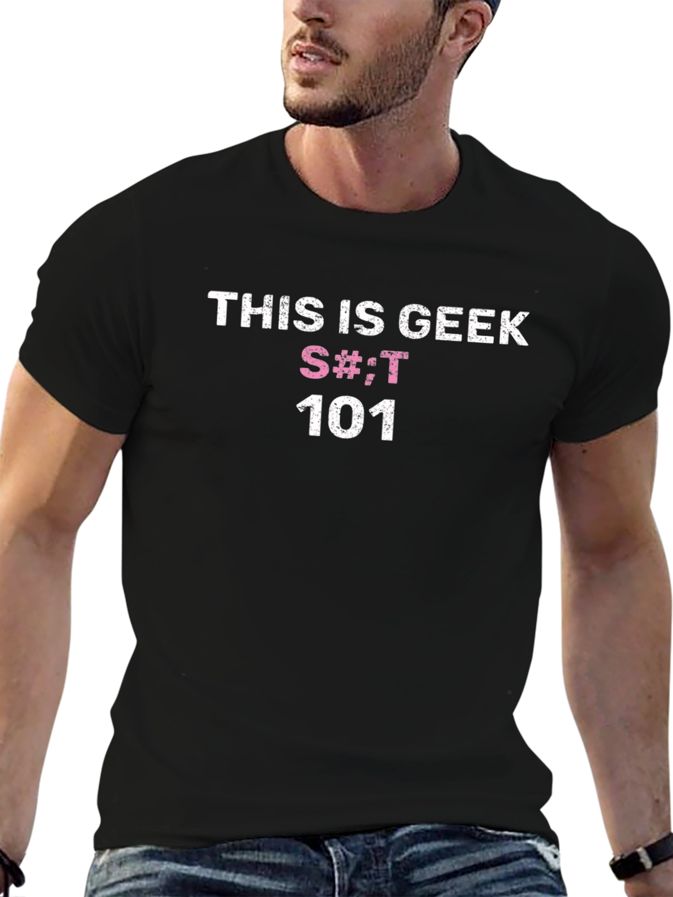 This is Geek S#!;T 101 Black T-Shirt