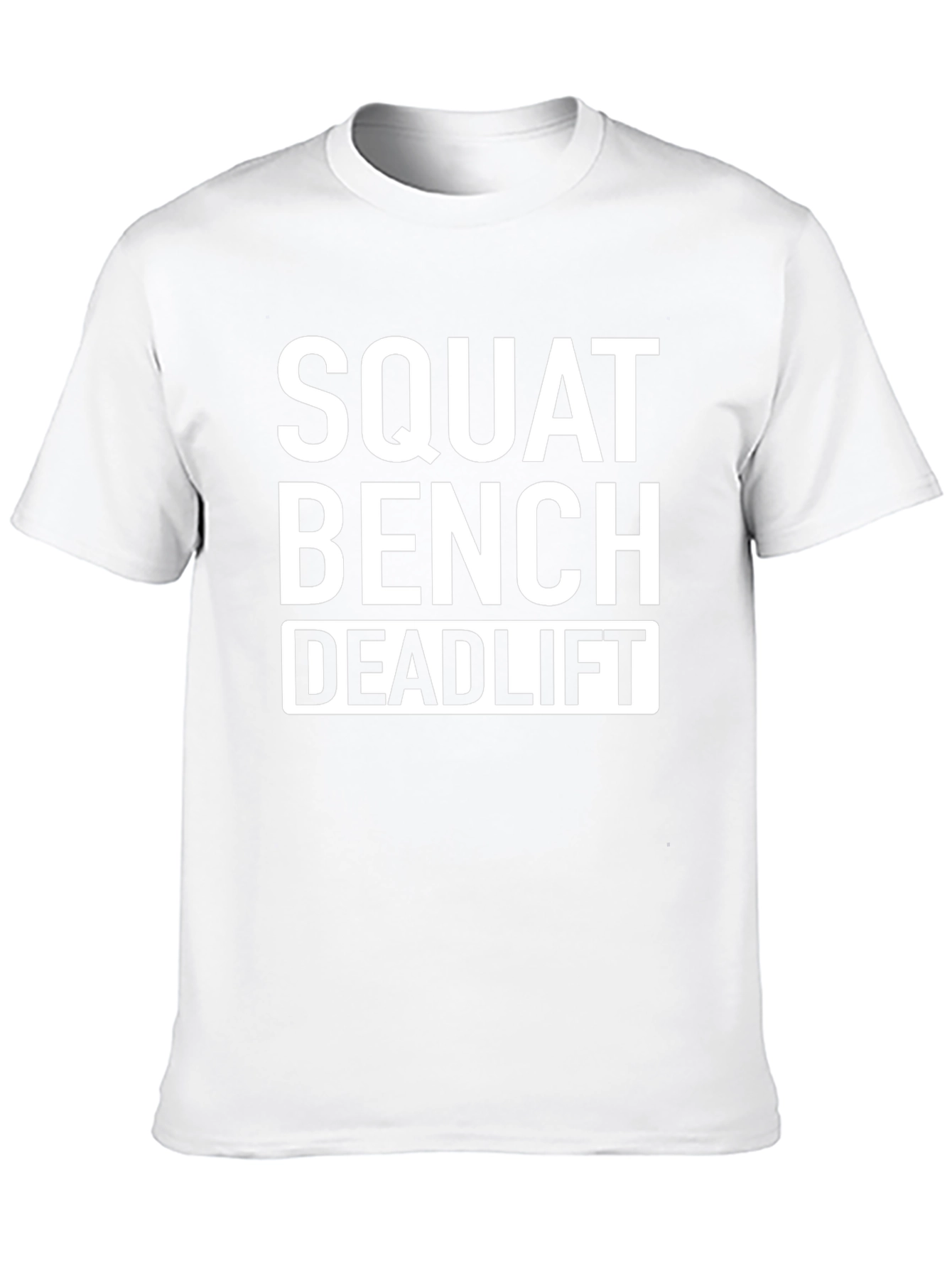 Squat Bench Deadlift Black Cotton T-Shirt