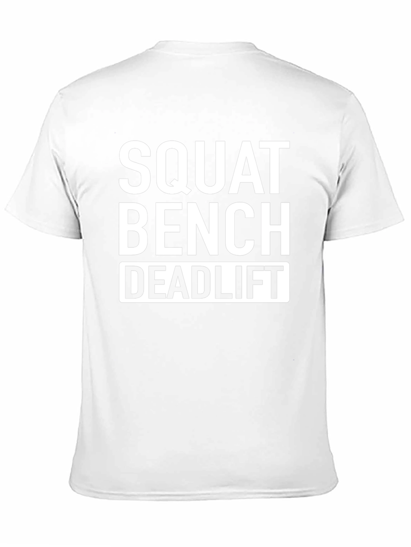 Squat Bench Deadlift Black Cotton T-Shirt
