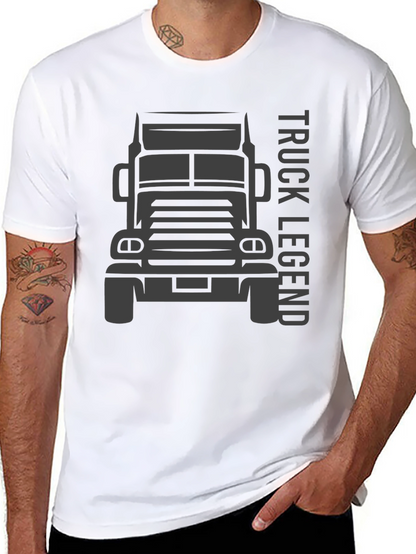 Truck Legend Graphic T-Shirt - Black